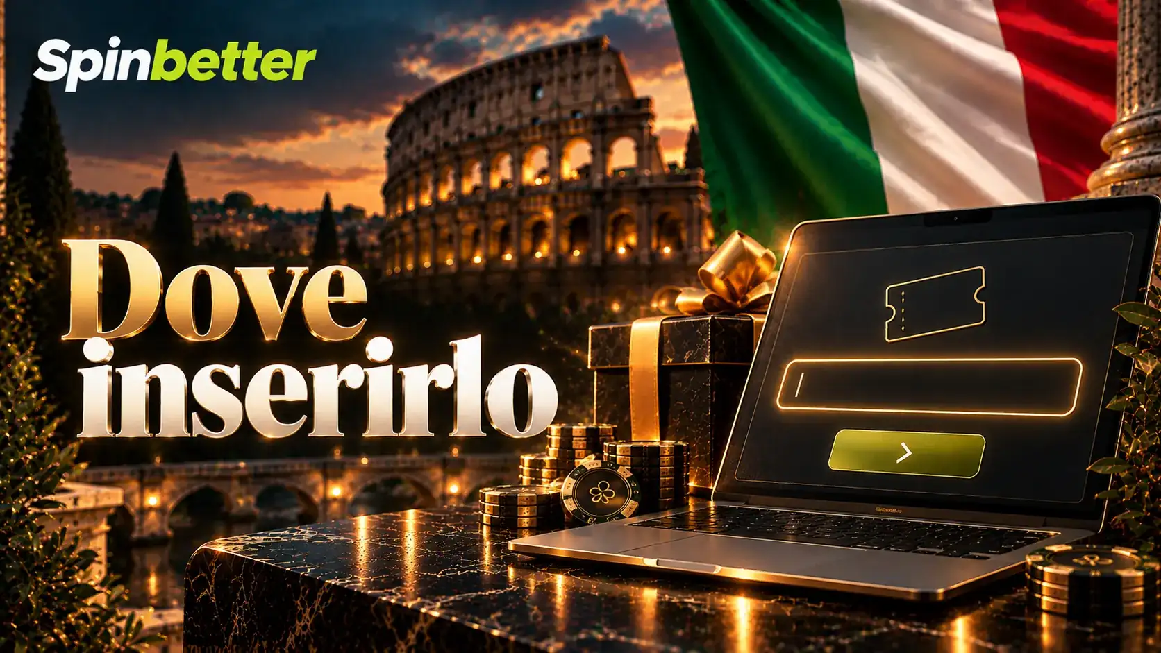 SpinBetter bonus code casinò: istruzioni
